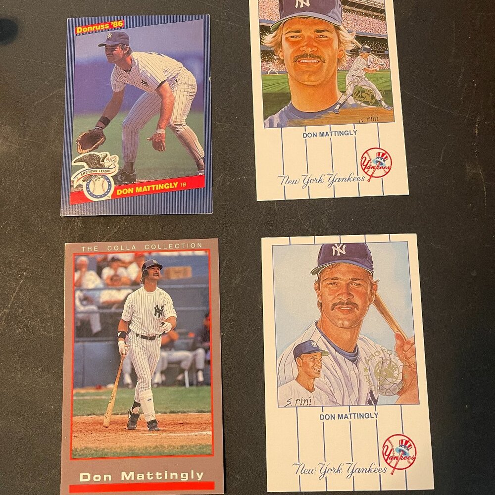 don mattingly baseball cards Lot (O)